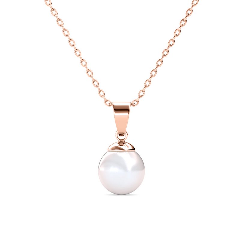 Set di perle di cristallo della luna piena - Oro rosa e cristallo