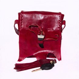 Leather bag 'Qabli'