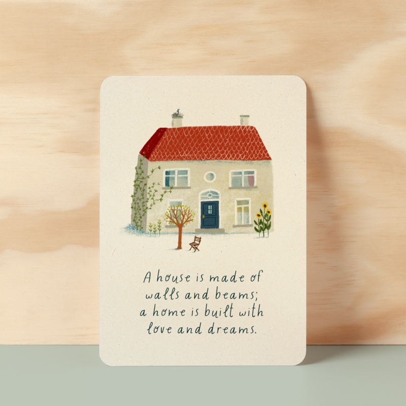 Postcard |  A house…a home…