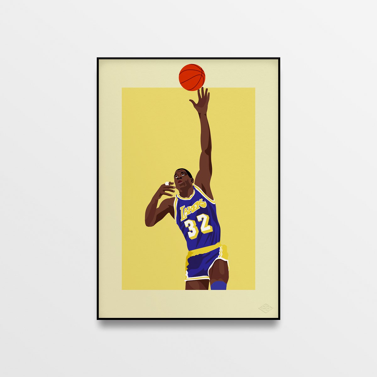 Poster "Magic Johnson" - A4 & 30x40cm - Art print