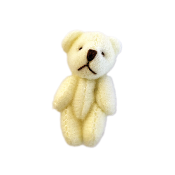 Minis - Teddy bear - scale 1:12 - Sam & Julia - The Mouse House