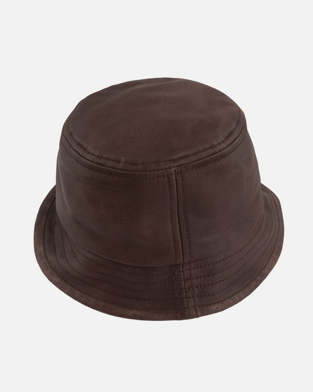 Keller │ Classic Leather Bucket Hat