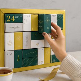 Experimente el Calendario de Adviento del Té 2026: té a granel y otros extras