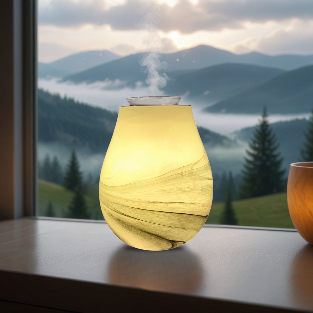 Soft heat diffuser - Calorya n ° 11 - in glass - Diffusion and lamp - Aromatherapy accessory - Decoration and gift idea