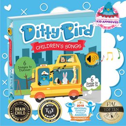 Ditty Bird Baby Sound Book: Piosenki dla dzieci