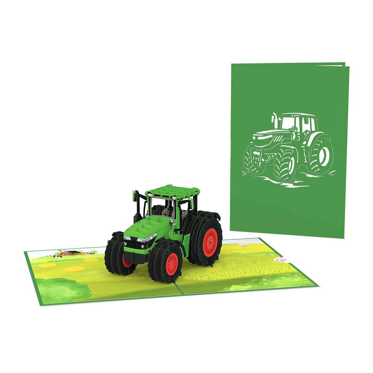 Trekker pop-up kaart