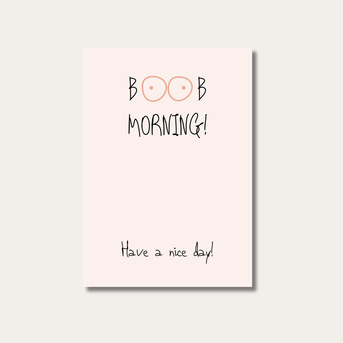 Postcard | Boob Morning