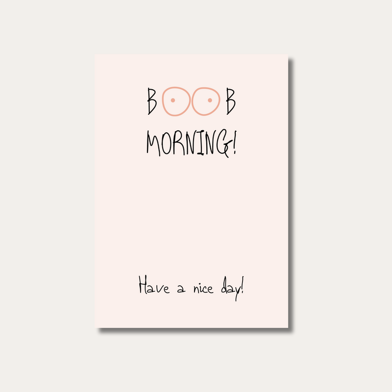 Postcard | Boob Morning