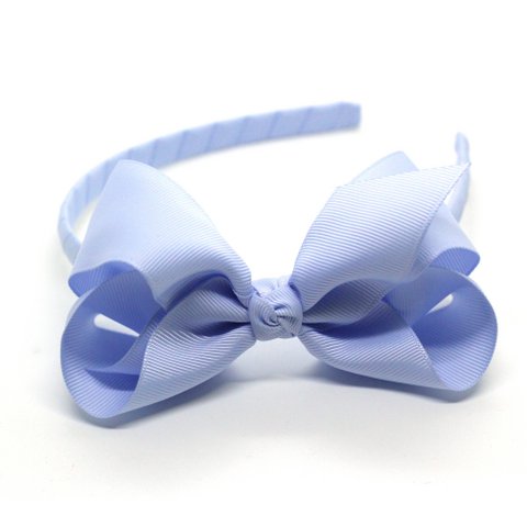 Schleife Stirnband Pastellblau