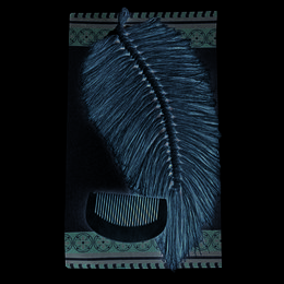 Wanddecor macramé Veer Bruin