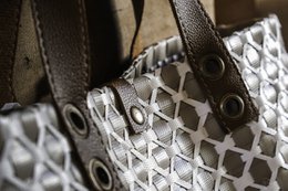 MADRID Basket, shopping bag più borsa da spiaggia realizzata con materiali riciclati