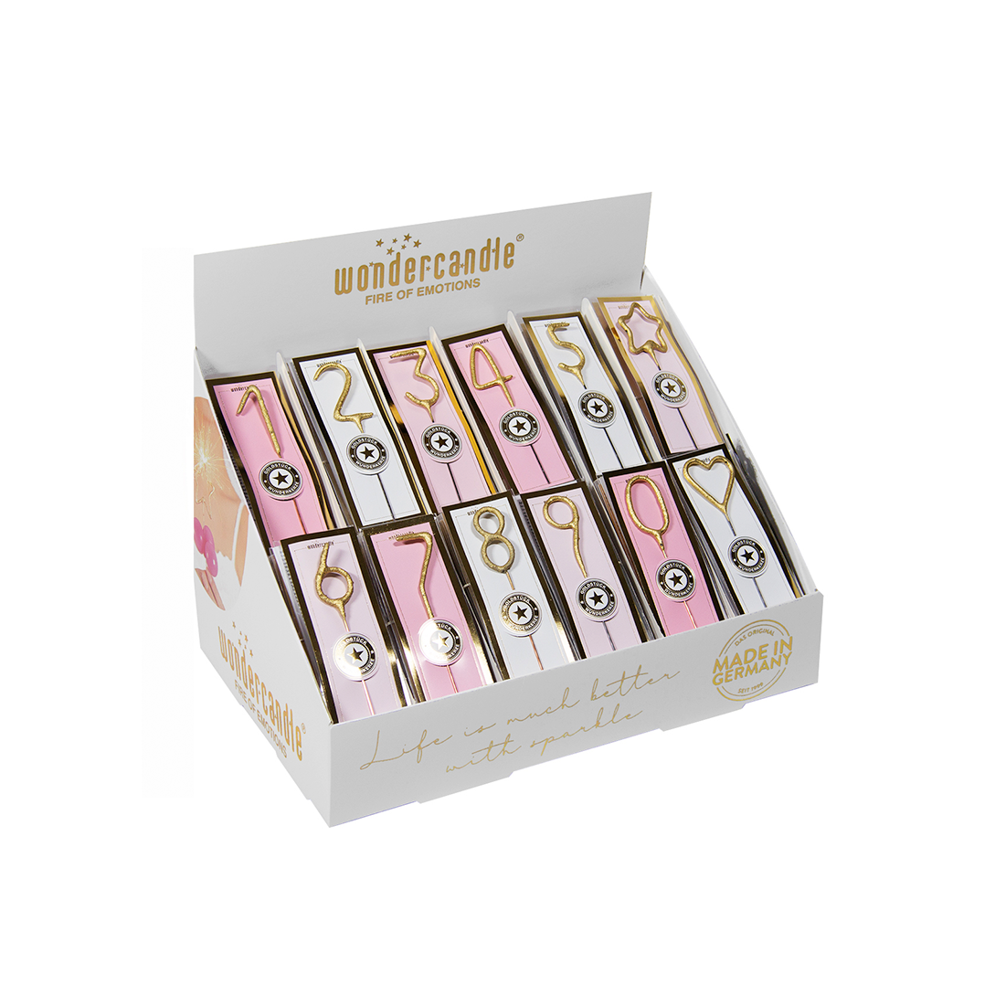 Goldstück mini Sortiment 144 Wondercandle® mini