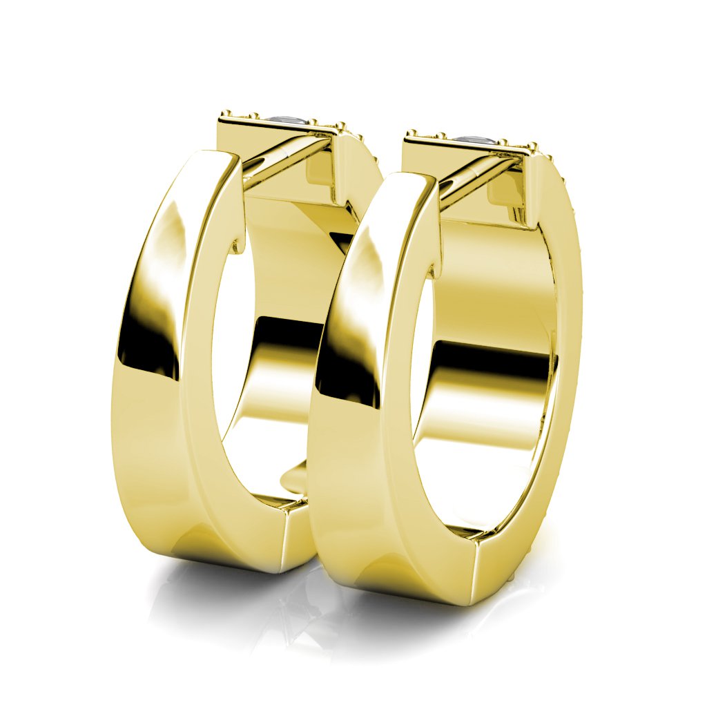 Olena Earrings - Gold and Crystal