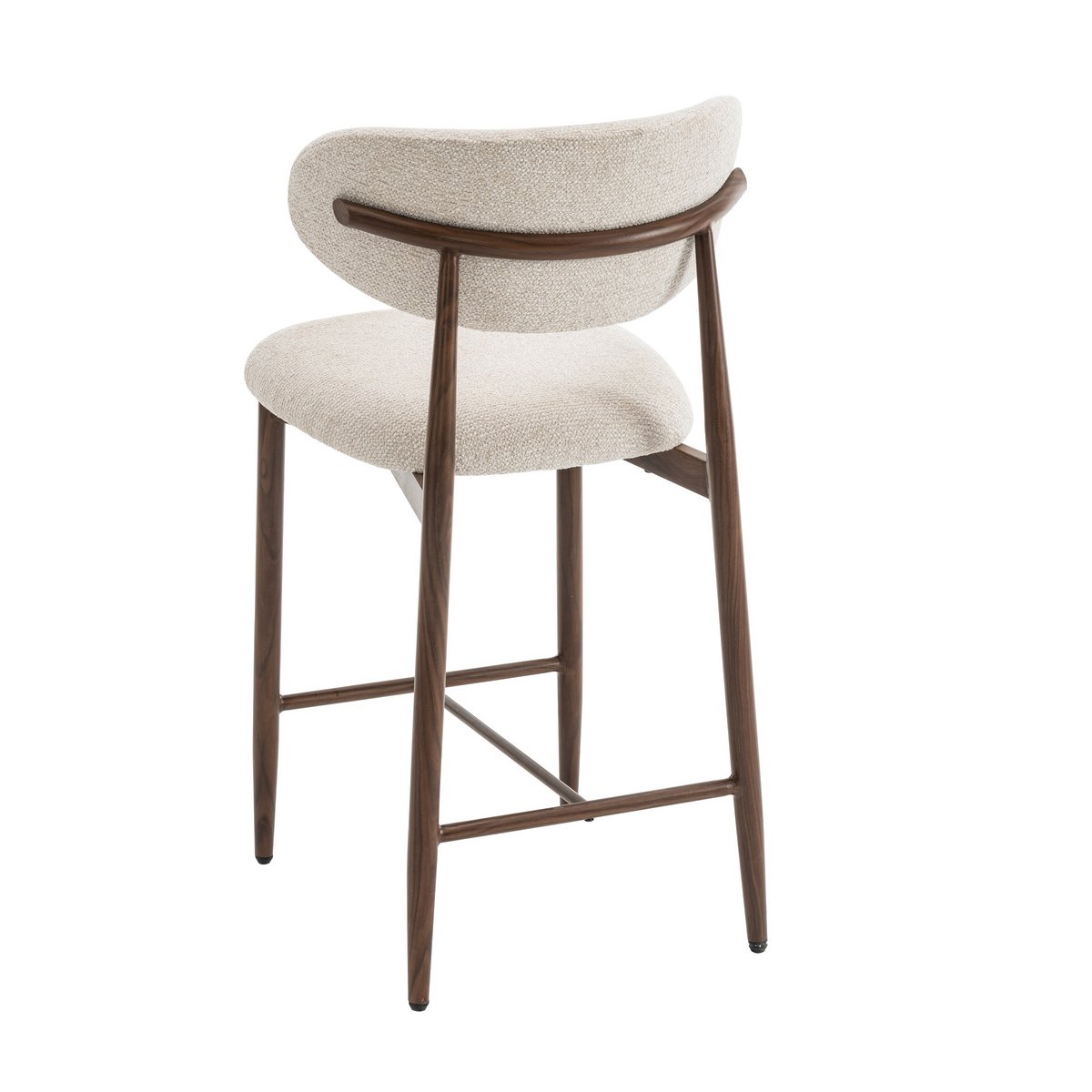 Bar chair Celia Beige Walnut