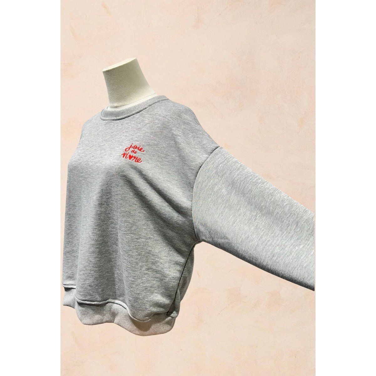 Sweat joie de vivre en coton