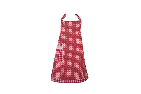 Red kids apron LOVE 50x62 cm Isabelle Rose