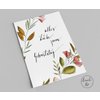 Postkarte | Geburtstagskarte | Geburtstag mit Blumen