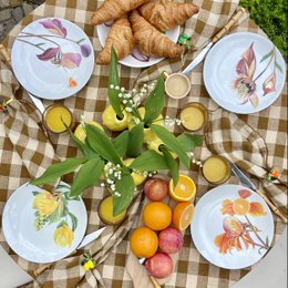 Botanical Wonders - Set of 4 breakfast plates
