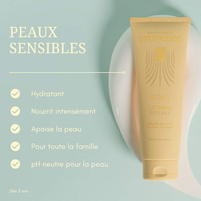 Suau - empfindliche Hautcreme Milch