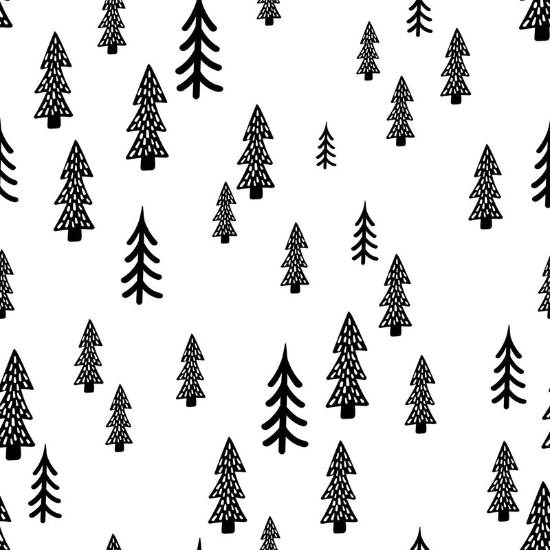 Pillowcase - Christmas Trees