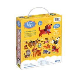 I Love Dogs Puzzle 3+