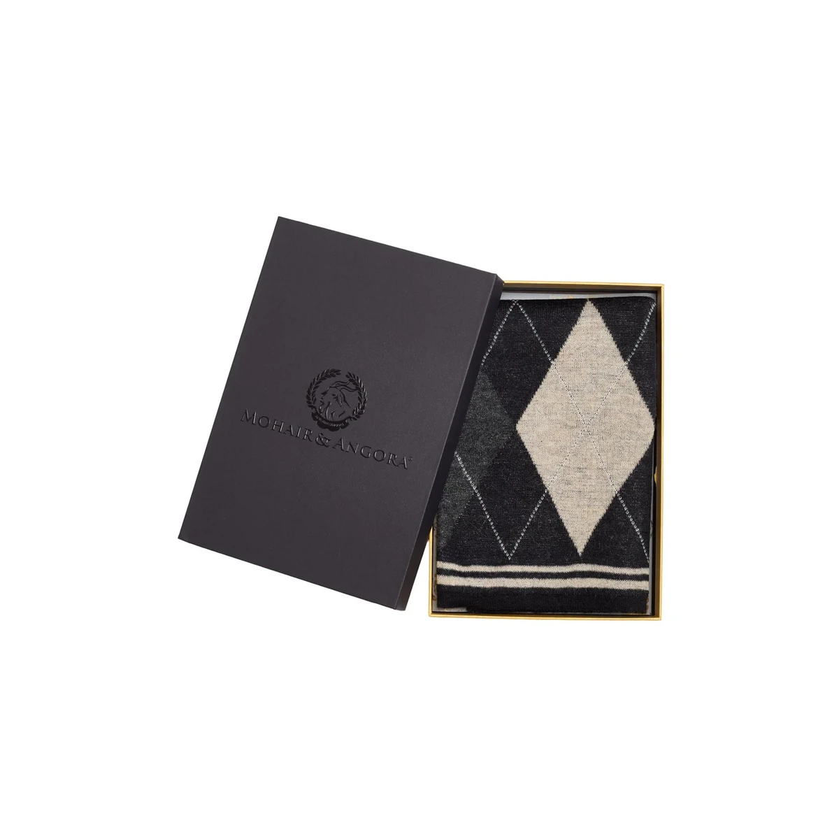 Mohair Troia Foulard (Black) 