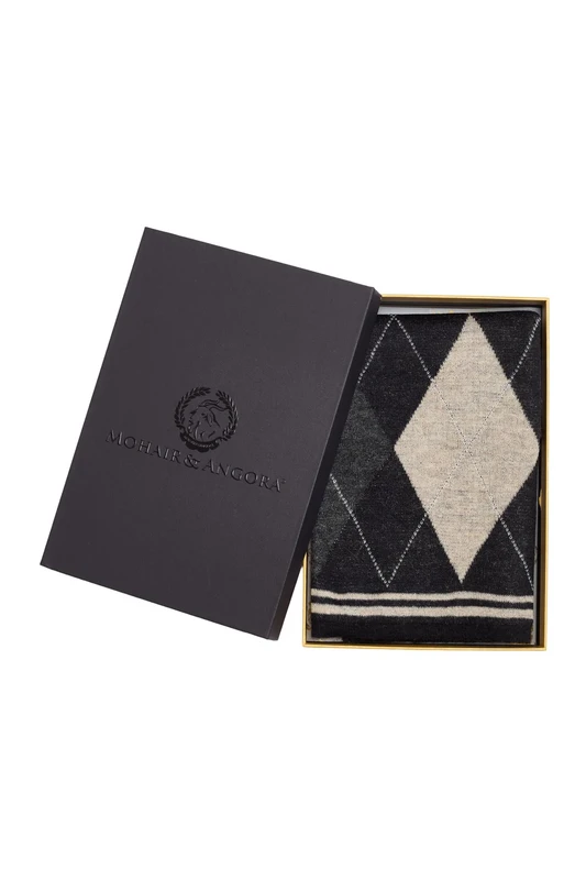 Mohair Troia Foulard (Black) 
