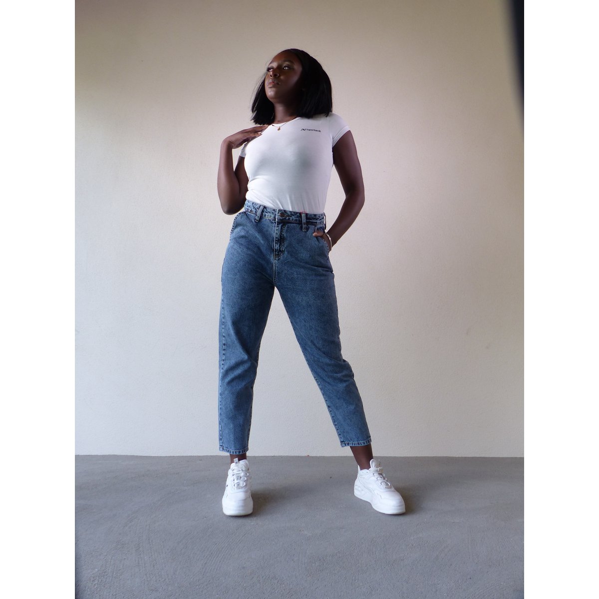 Jean Mom femme -  Taille haute -  mom 80s revisité