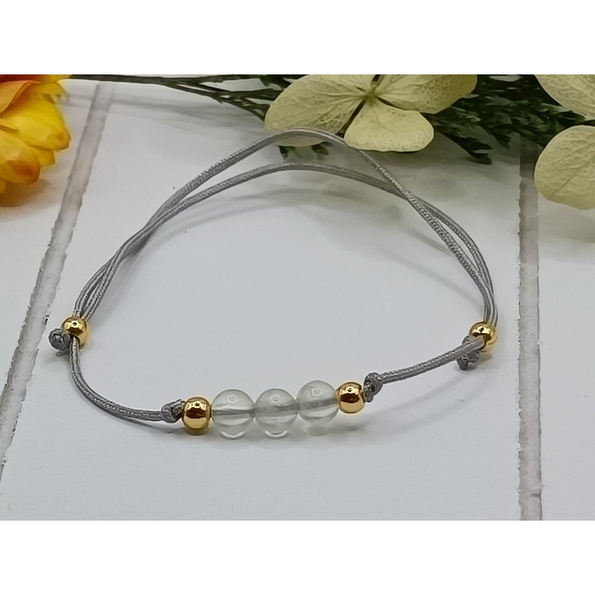 Prehniet edelsteen armband