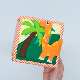 Dinosaur Friends – 6 Page Mini Quiet Book