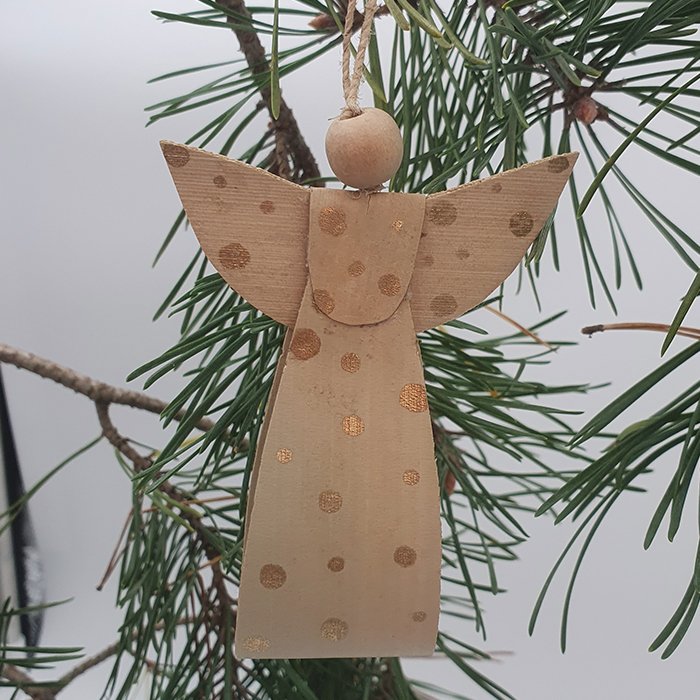 Engel ornament naturel/goud AN etui 900-007set/3