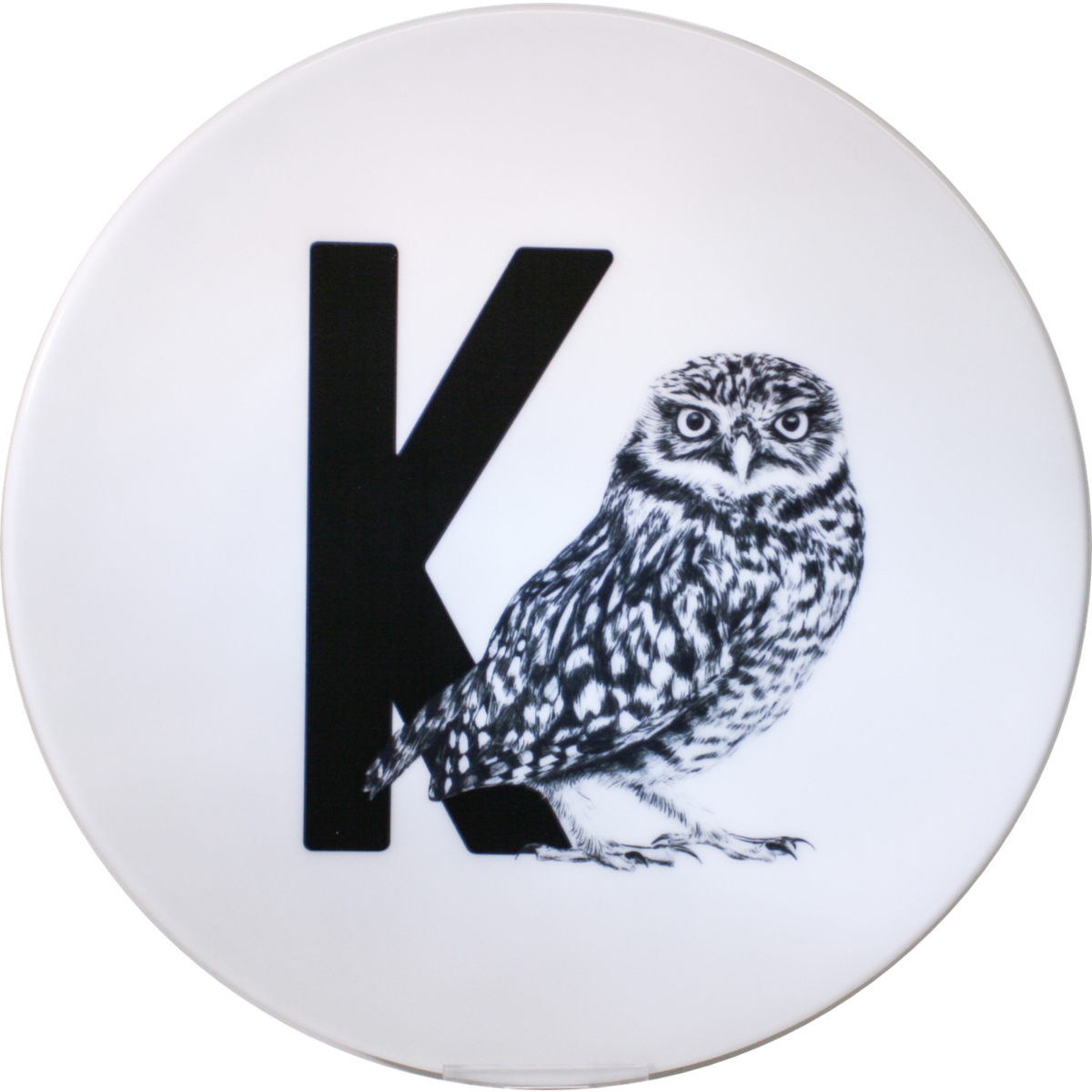 Letterbord K met Uil