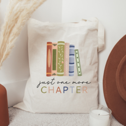 Livres en sac en tissu "One more Chapter" - lecture de sac à provisions