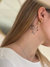 Sioou tijdelijke tattoo - Bloemenslang x5