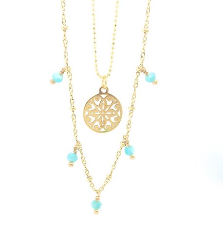 Flying Amazonite necklace