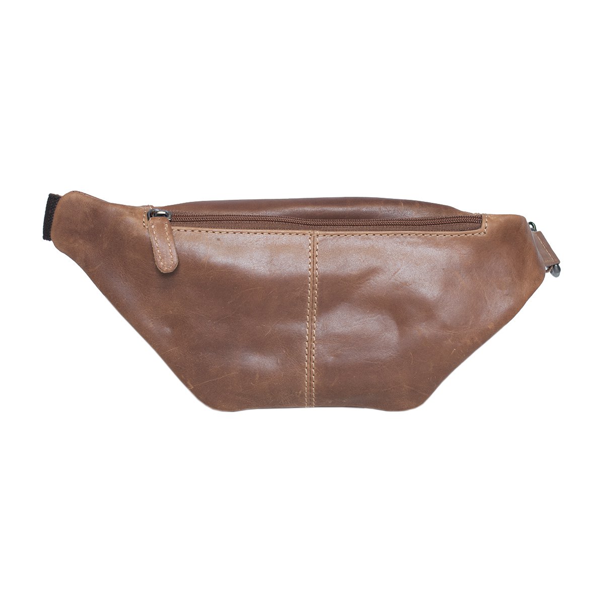 Taljetaske Læder - Fanny Pack Læder - Pouch Taske i 6 farver læder - Læder Belly Bag - Unisex model
