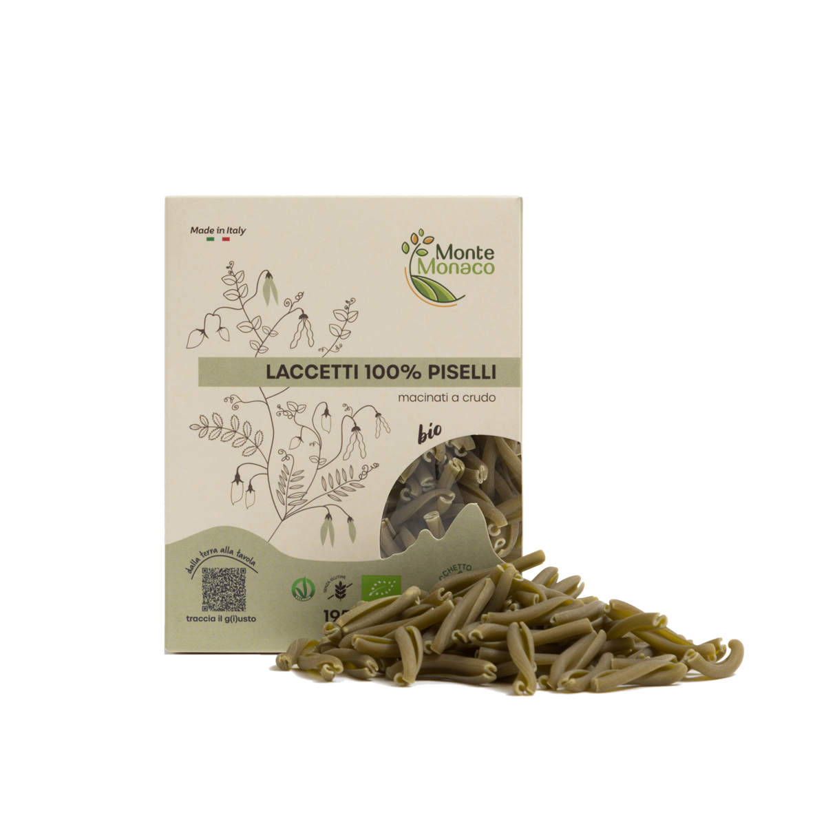 Laccetti 100% Bio-Erbsenmehl