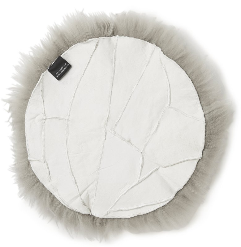 Classic sheepskin seat cover_Silver Beige