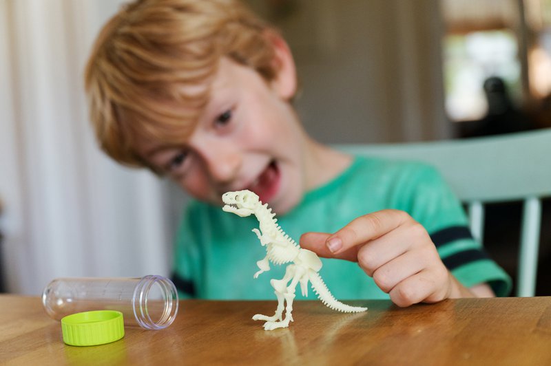 Lo scheletro di T-Rex si illumina al buio