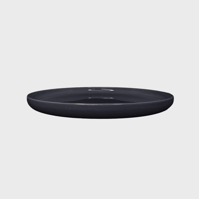 Elements Fossil Grey Dessert Plate