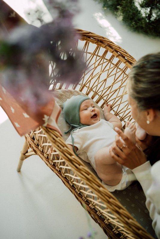 Tisu bassinet arkusz, beżowa stokrotka