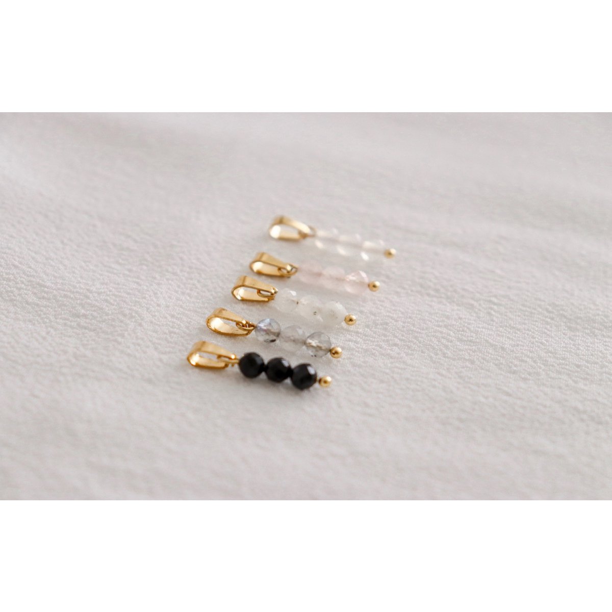 Pendentifs de puissance en pierres précieuses - Argent