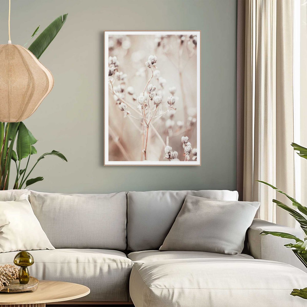 Malarstwo Slim Frame Suszona gałąź 70x50