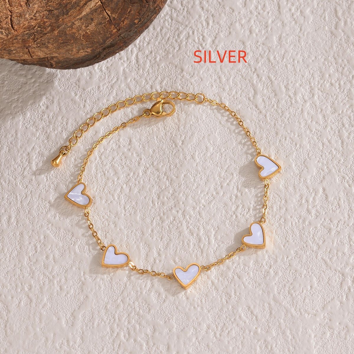 Silver white