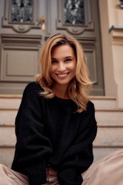 GIGI uldtrøje - DEEP BLACK