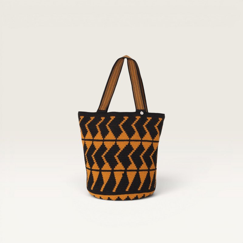 Borsa tote geometrica | Ocra