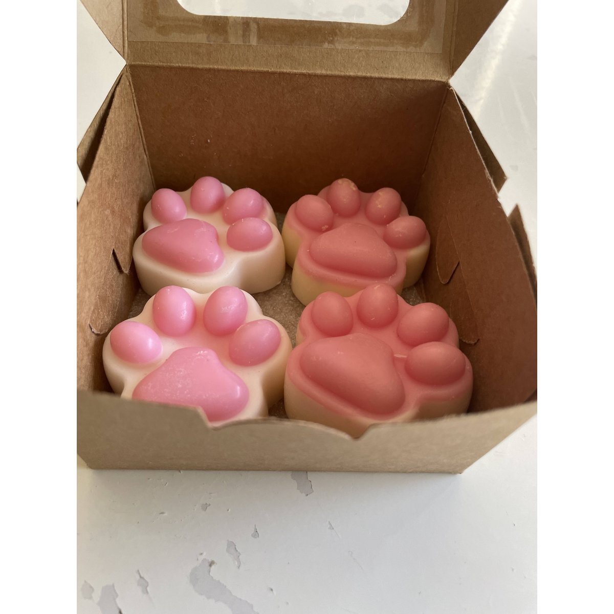 De enige echte in Orderchamp! Lovely Cat Paw Wax Melt/Candle (4 kleine pootjes)