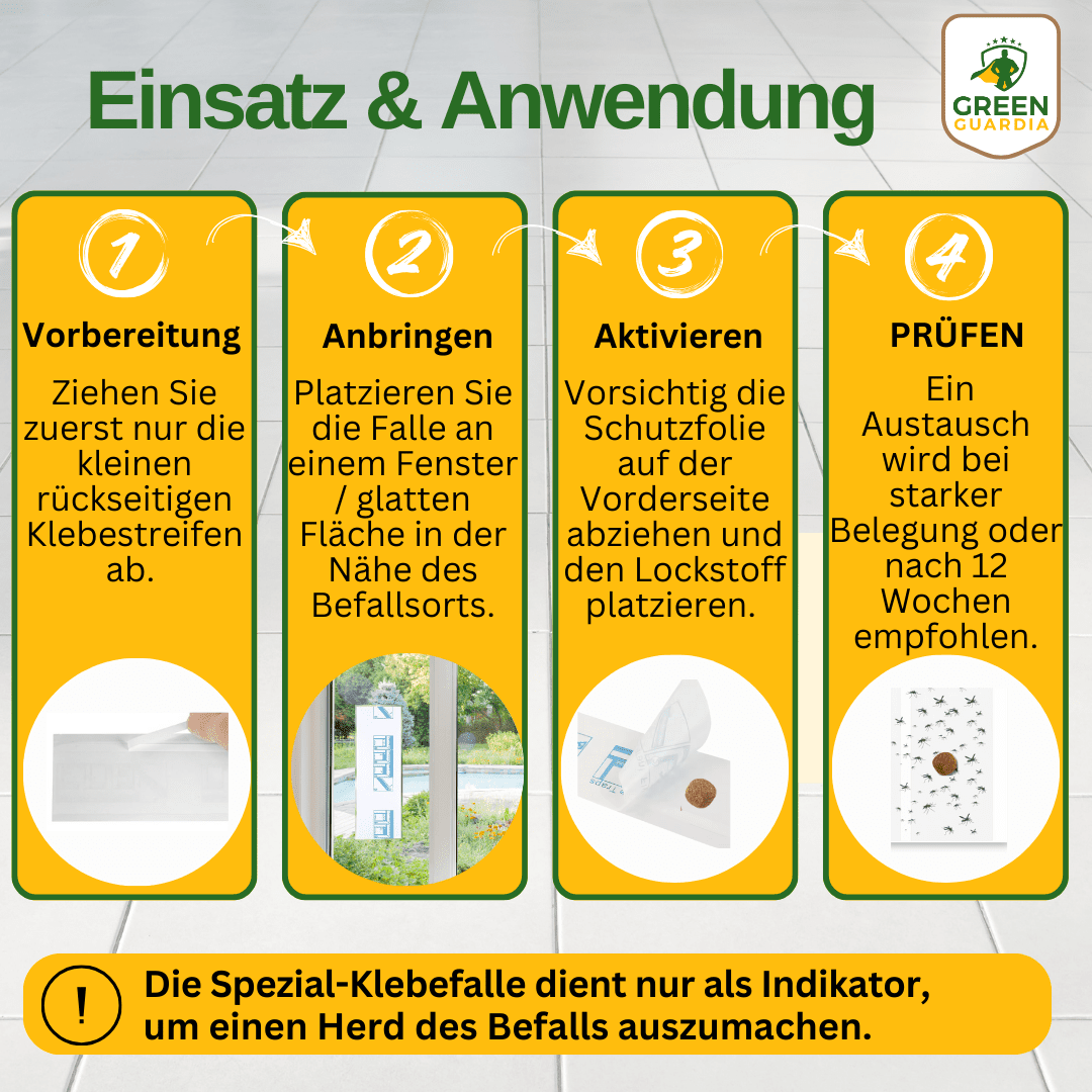 Fluginsekten Fenster-Falle