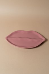 Piatto labbra Sisi, rosa