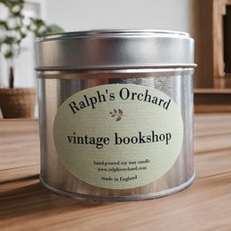 Candele in cera naturale profumate Vintage Bookshop